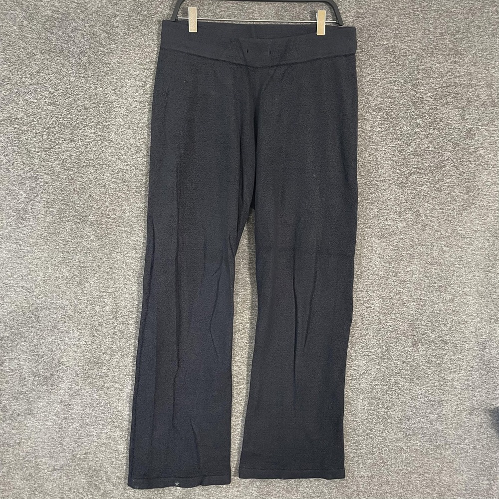 Barefoot Dreams Sweatpants Womens Medium Black Bamboo Chic Lite Lounge 481
